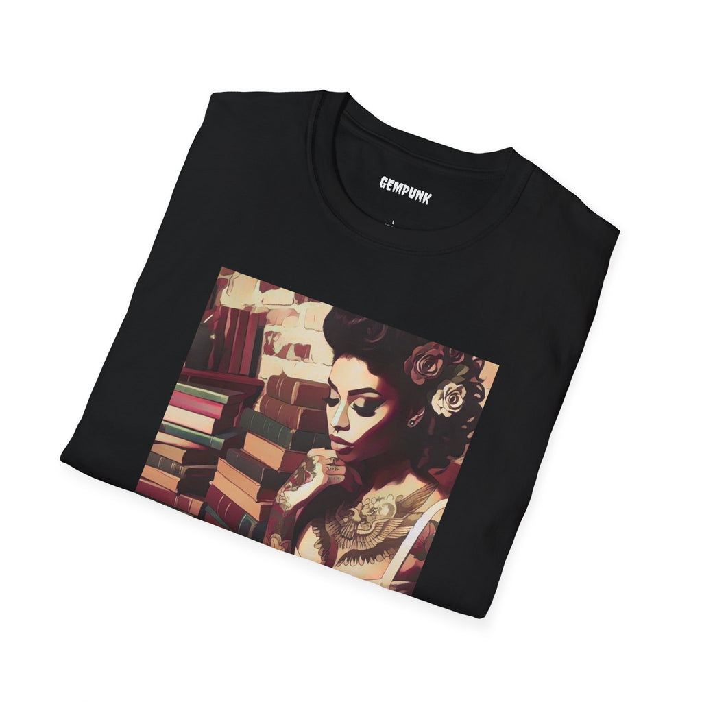 Hot Chick Reading her Books T-Shirt