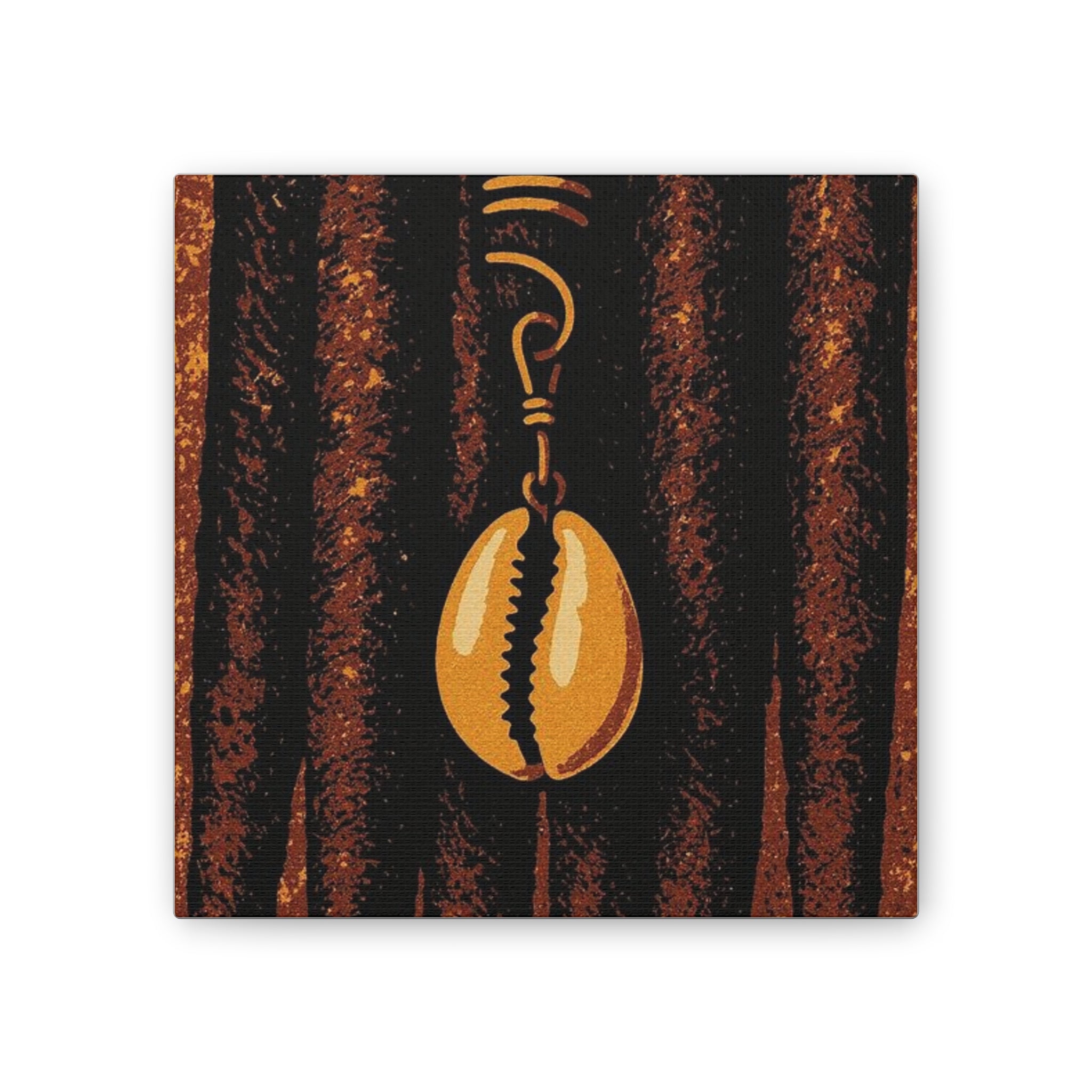 Cowrie Shell Hair Jewelry Wall Art — Boho Beach Coastal Decor