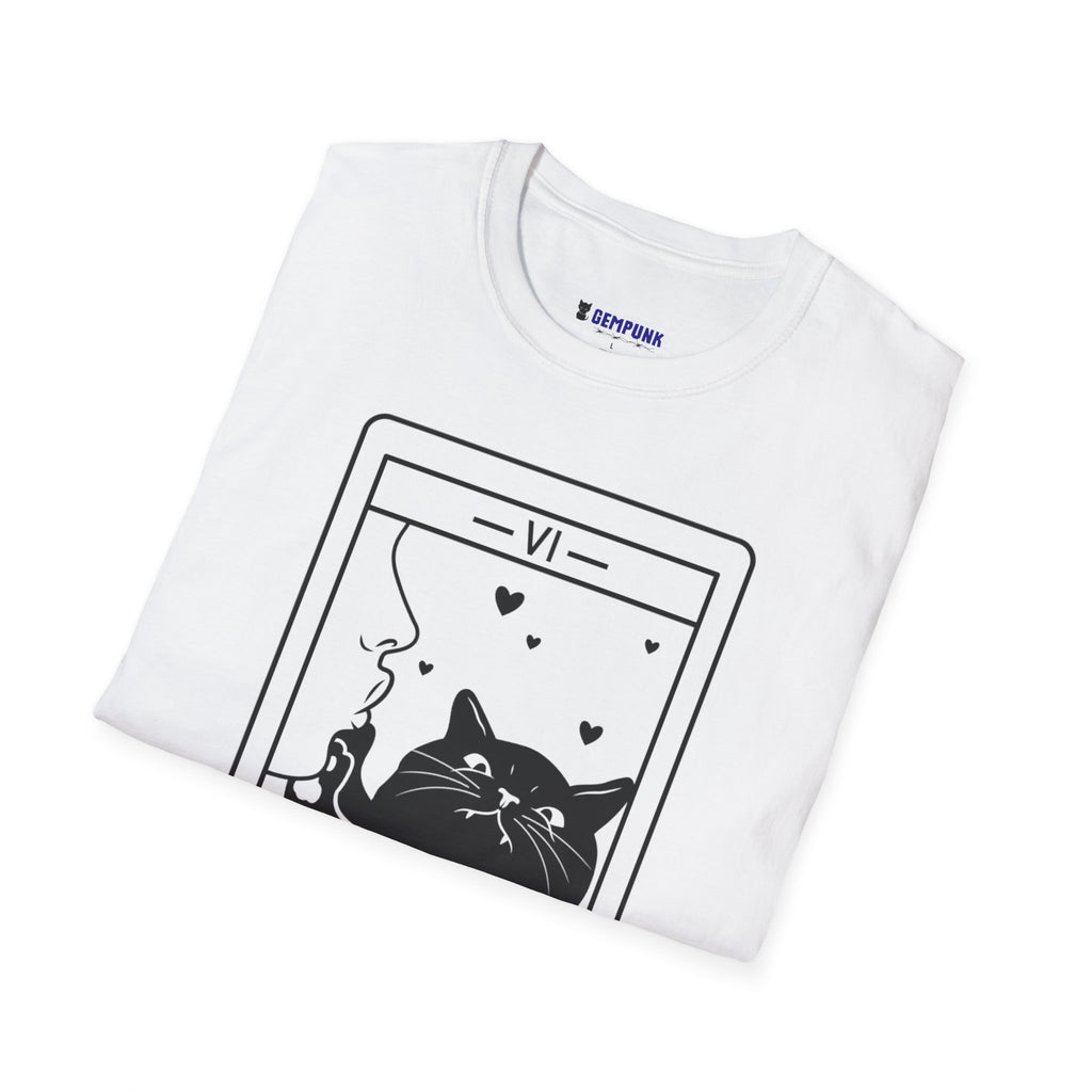 The Lovers Tarot Cat T-Shirt