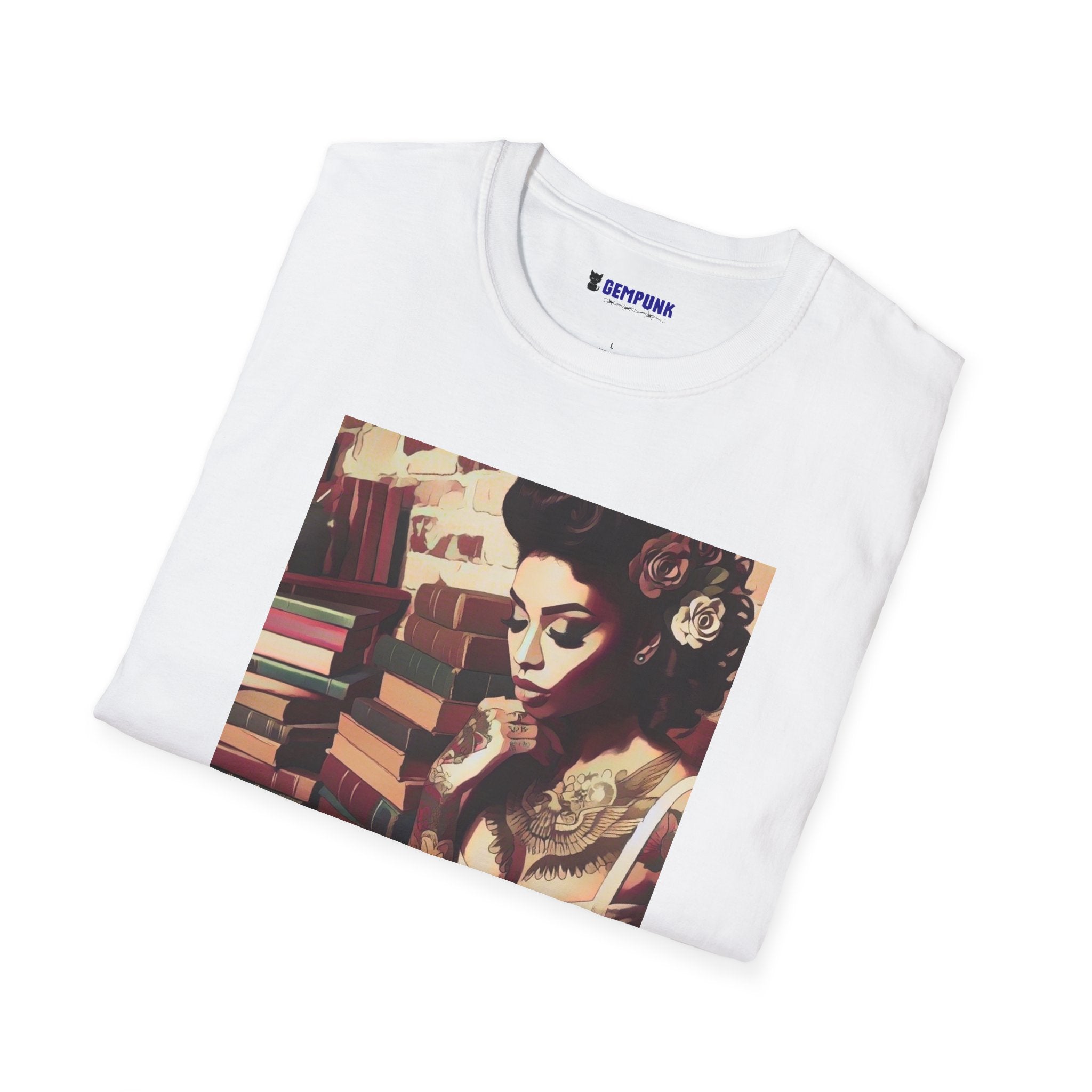 Hot Chick Reading her Books T-Shirt
