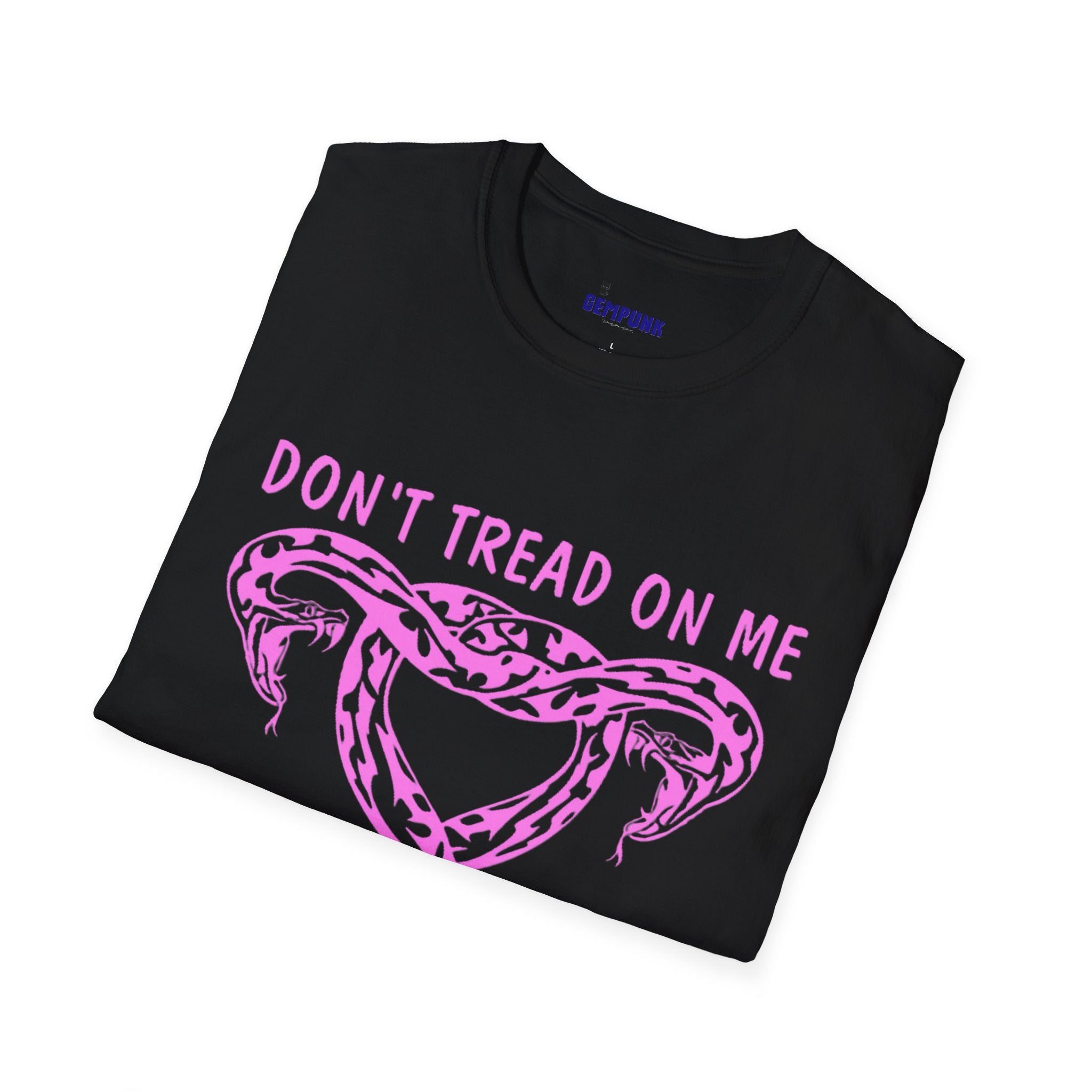 Don't Tread On Me Pink Snake T-Shirt