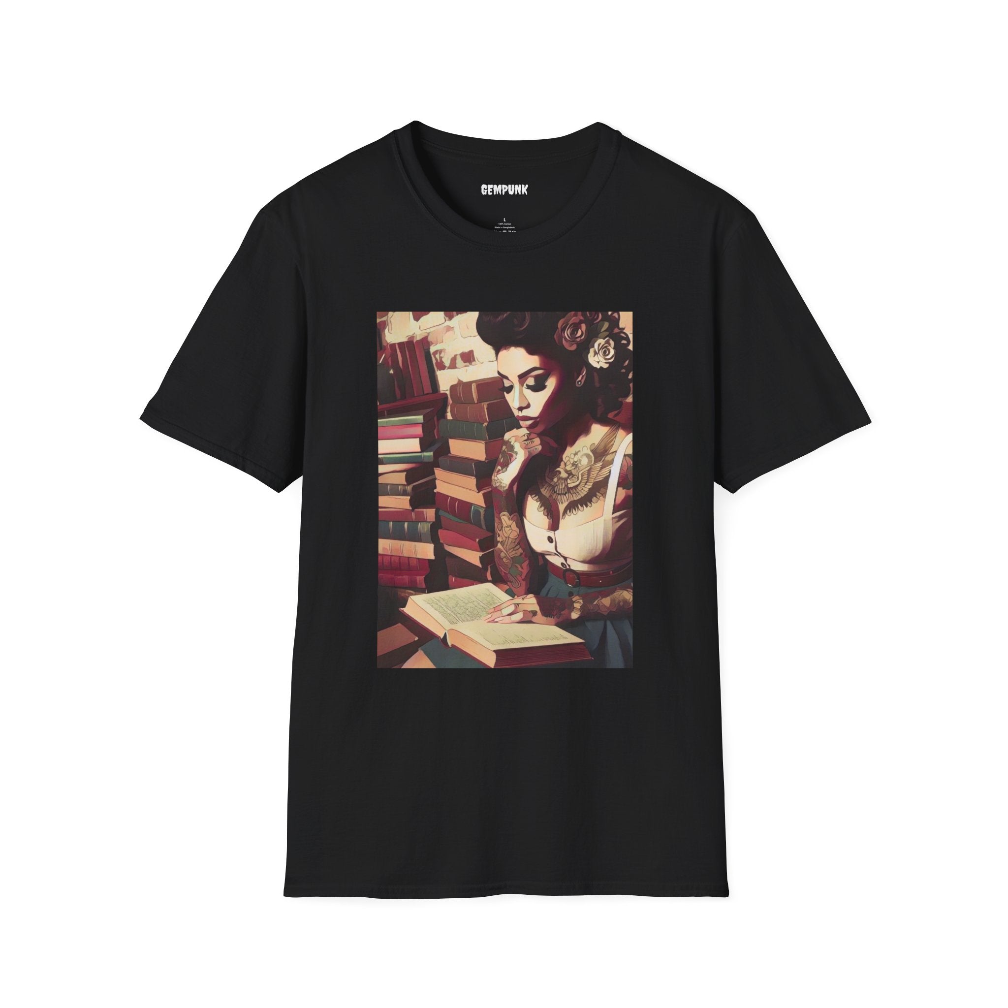 Hot Chick Reading her Books T-Shirt