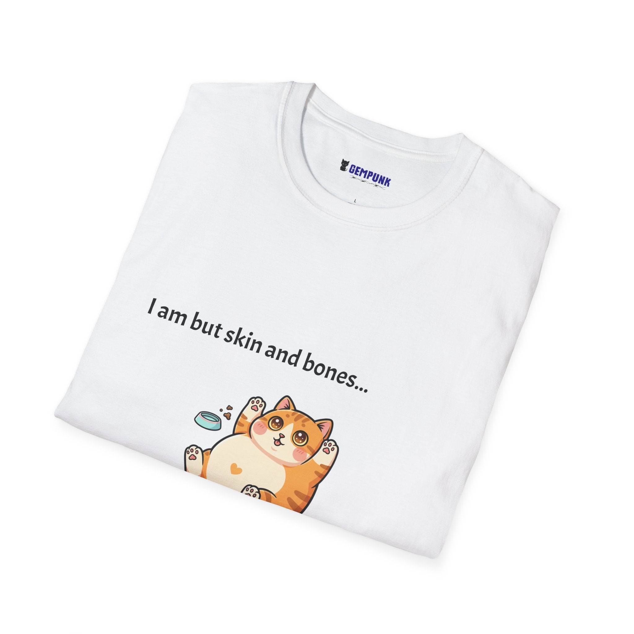 Feed Me, Human!! Cat T-Shirt — Cute Funny Cat Graphic Tee
