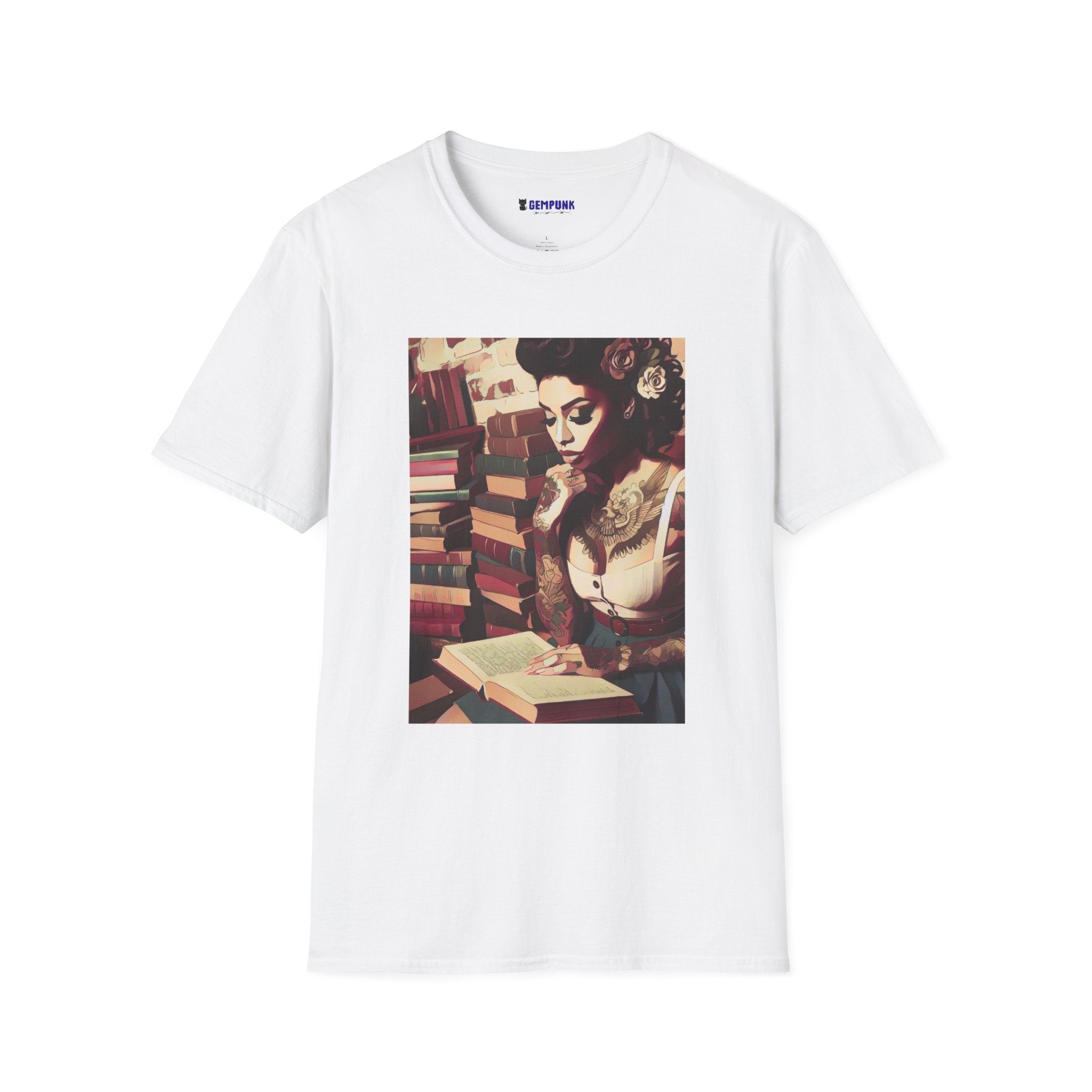Hot Chick Reading her Books T-Shirt