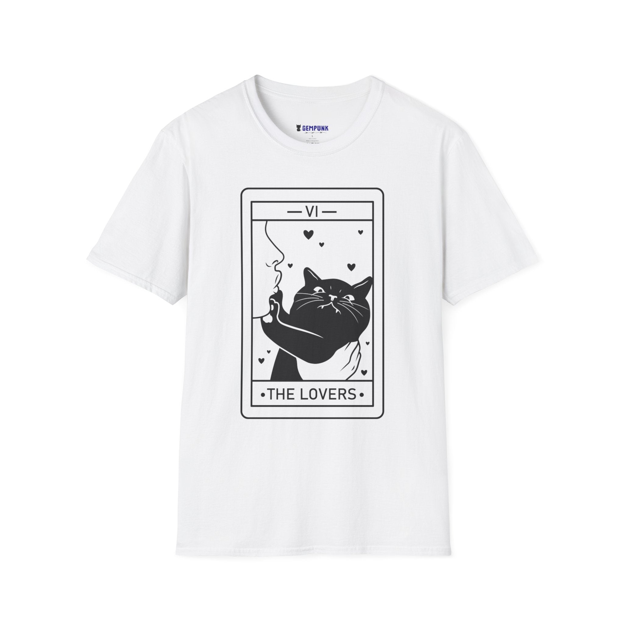 The Lovers Tarot Cat T-Shirt