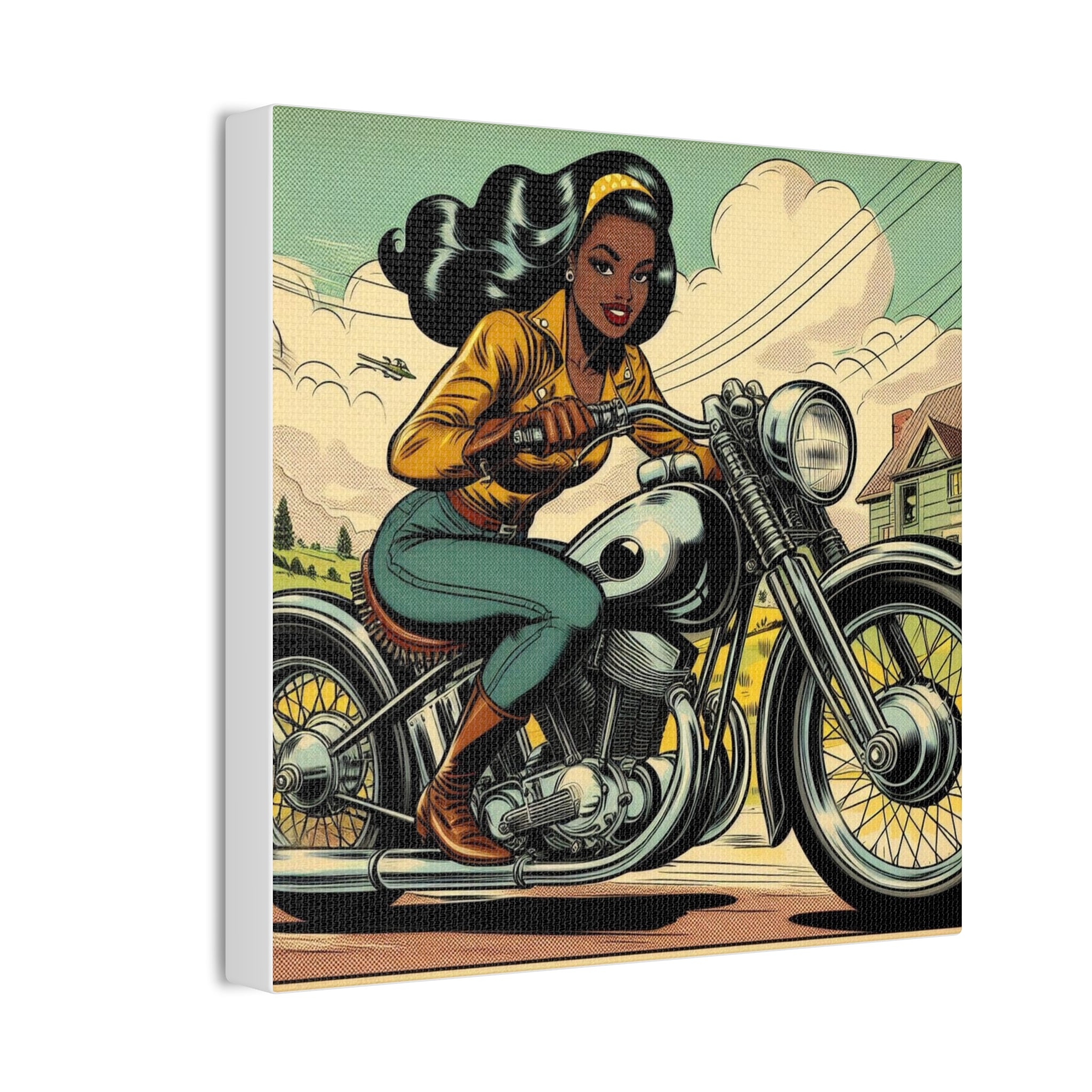 Hot chick on bike in Urbana, IL