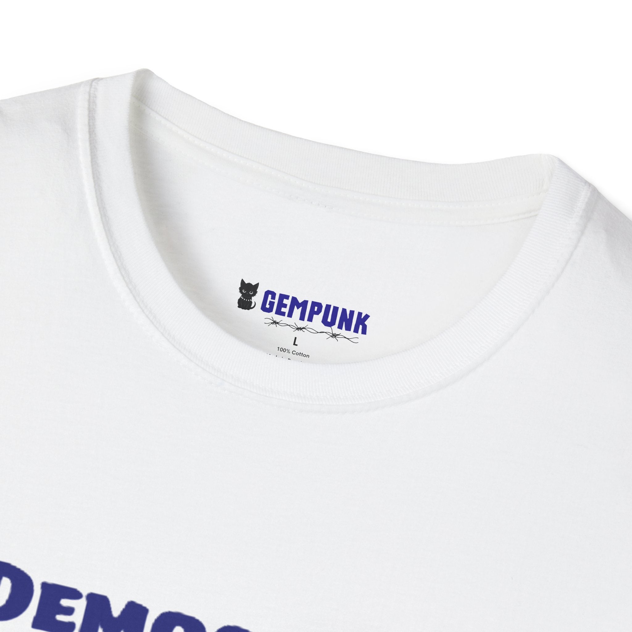 Democracy: Temporarily Out of Stock T-Shirt — 'Restocking Delayed by Oligarchs' Political Graphic Tee